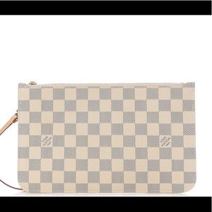 Authentic Louis Vuitton Damier Neverfull Wallet
